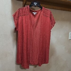 Maurices Short Sleeve Cardigan